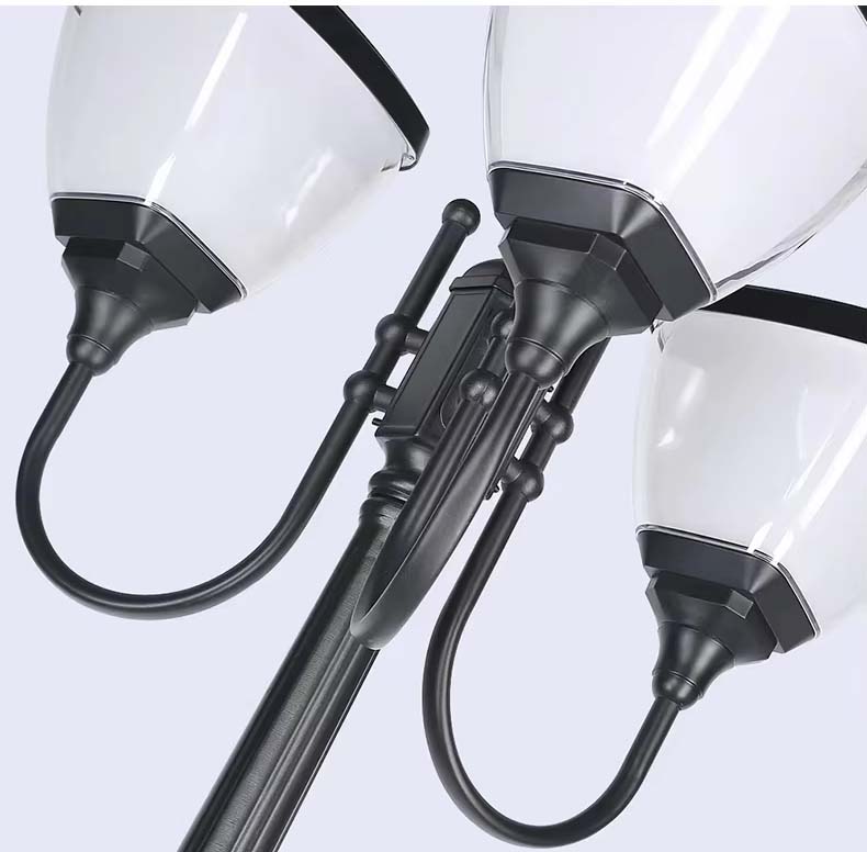 Park Yard Patio Pathway Waterproof High Post Light Pole Led Solar Garden Light