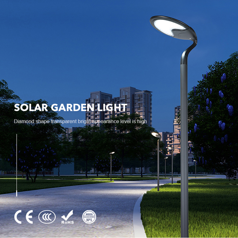 waterproof UFO round LED solar street light 