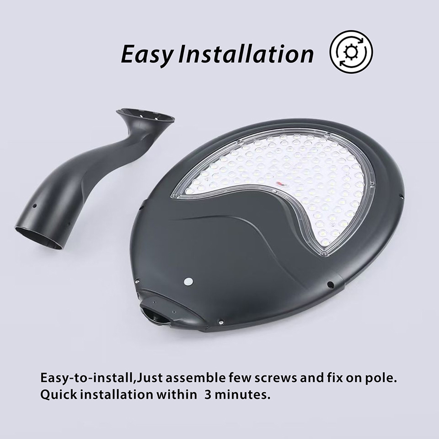 waterproof UFO round LED solar street light 