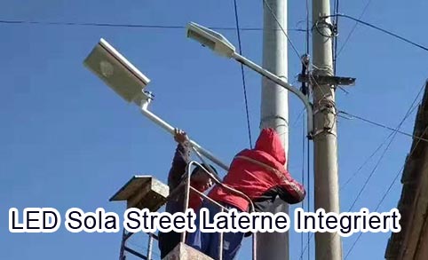 Einer LED Sola Street Laterne Integriert 8W 15WATT 中的LEADRAY
