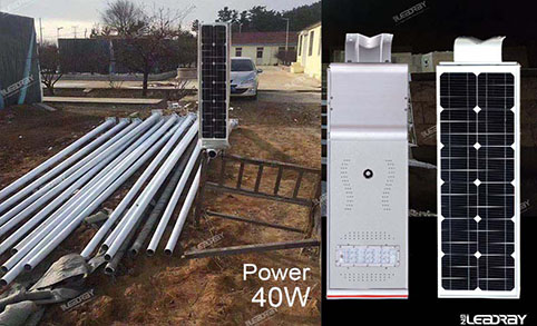 浅谈太阳能路灯的生产与研发——中东东部地区安装4米太阳能路灯