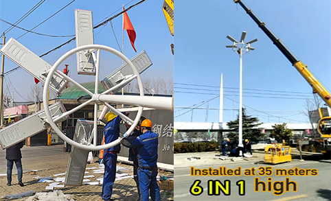 100W一体化太阳能路灯 进入客户群