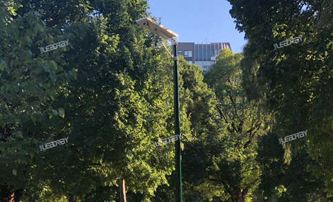 太阳能路灯在公园的应用