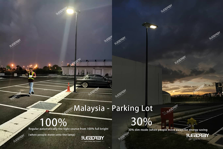  all in one solar led street light integrated motion sensor lamp