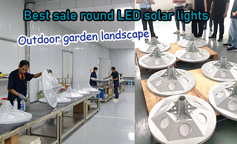 带运动传感器防水 IP65 适用于户外花园景观 - 太阳能 LED 路灯