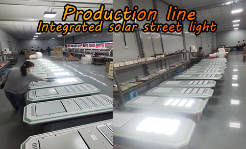一体化太阳能路灯 LEADRAY LED 贸易公司热销 100W 电池供电面板灯系统