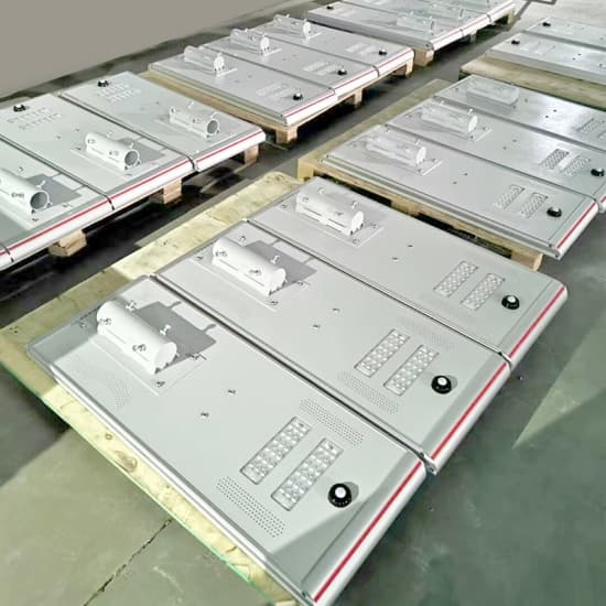 智能控制系统SMD铝户外防水IP65 40W暖白集成一体式太阳能LED路灯