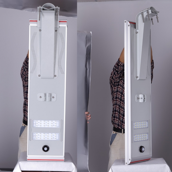 智能控制系统SMD铝户外防水IP65 40W暖白集成一体式太阳能LED路灯