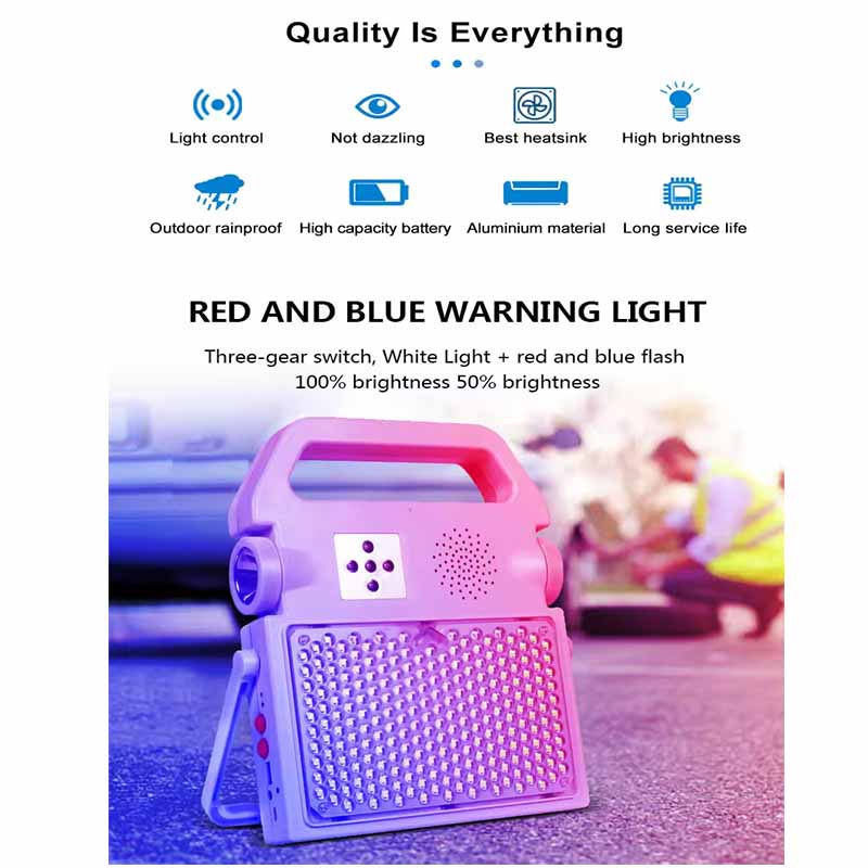 Solar powered flood lights charging to phone 50w 60w 80w 100w 150w 200w with bluetooth speaker cheap solar flood light