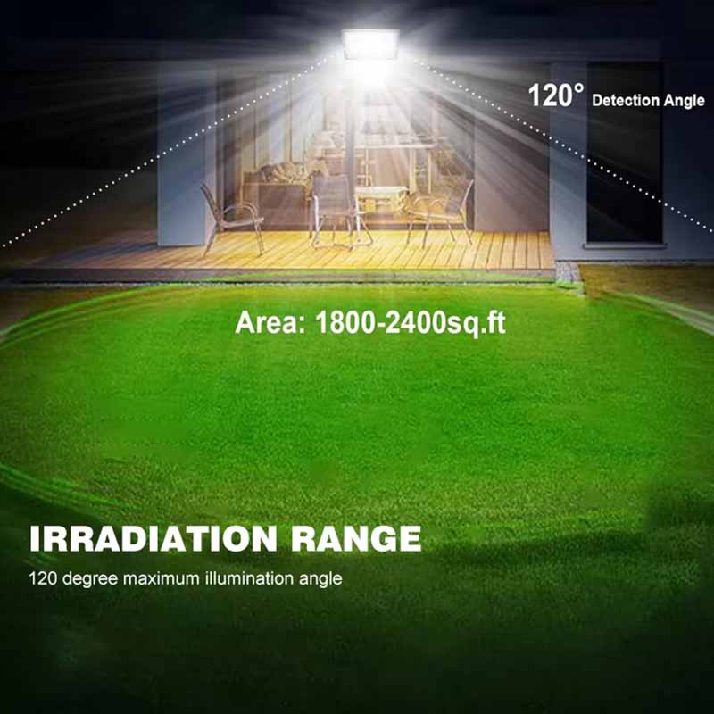 Waterproof Outdoor 300W Flood Solar Power Light Sun Soler Cell Light Split Aluminum Solar Lamp Flood