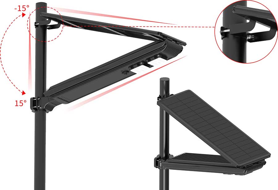 Control Waterproof Solar Powered Led Street Light 80W