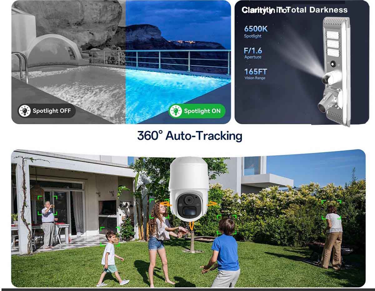 All in One Street Solar Light Outdoor Waterproof with Camera