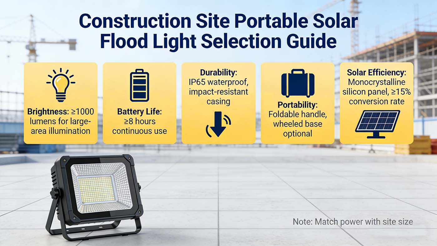  Look for lights with monocrystalline silicon solar panels