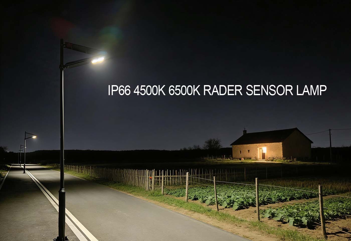 The entire lamp features a modular, minimalist design, making it easy to disassemble, install, and transport. The entire lamp features a modular, minimalist design, making it easy to disassemble, install, and transport.