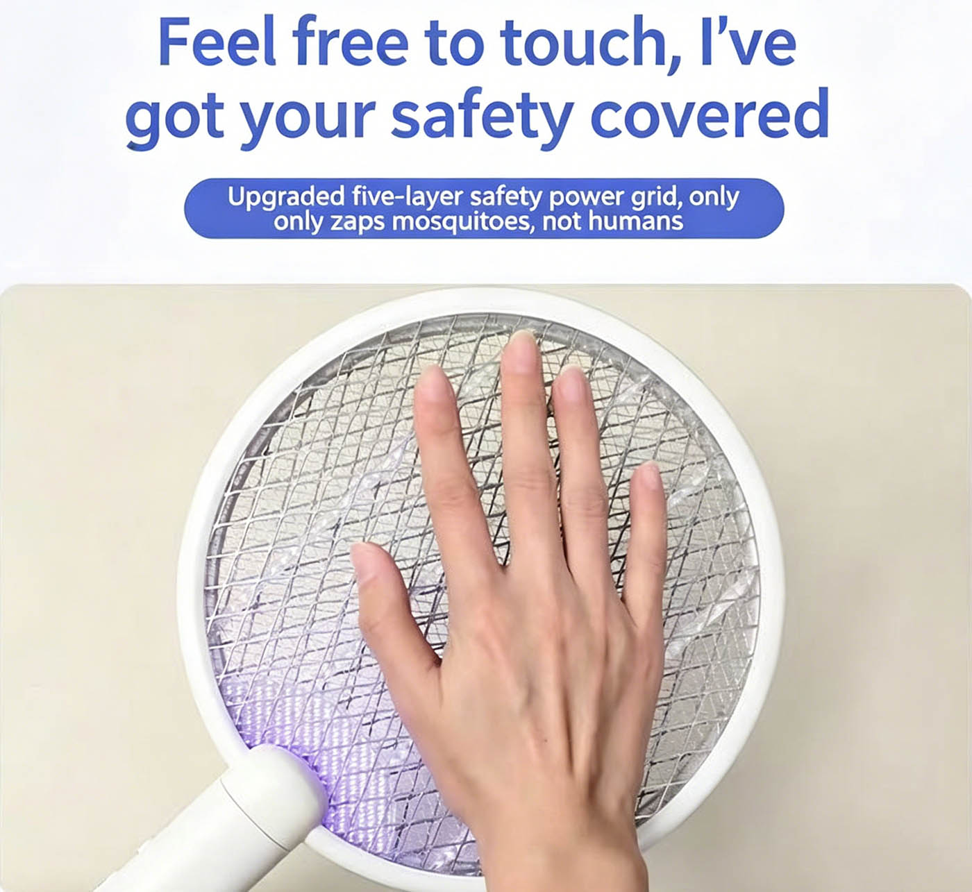 Mosquito killing swatter