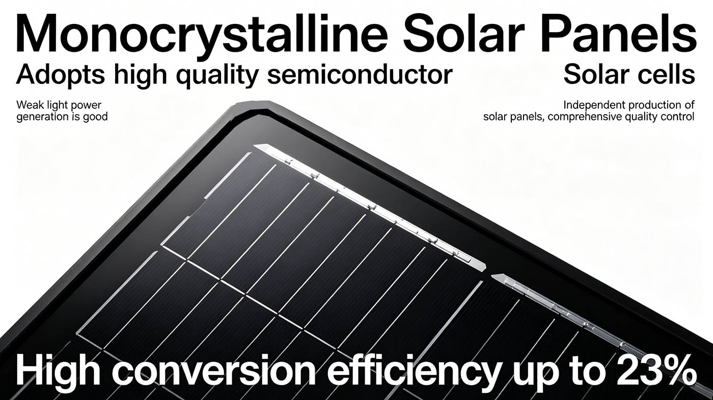 Grade A Monocrystalline Solar Panel