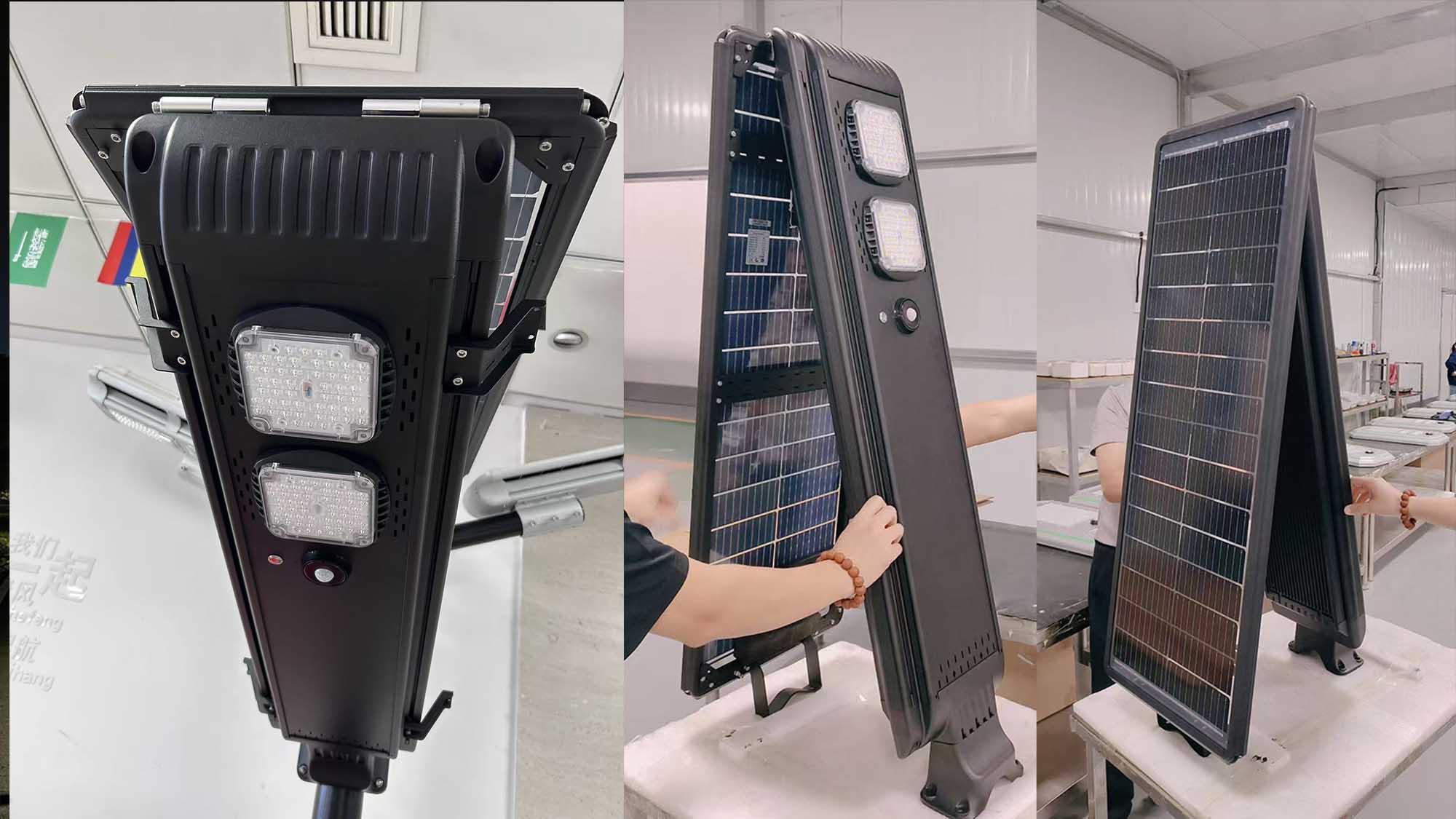 integrated solar street lights