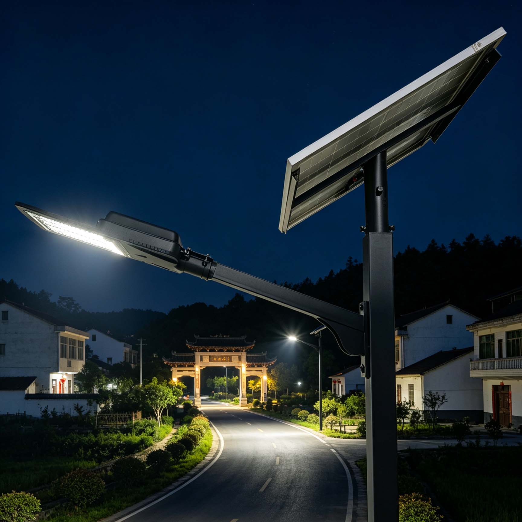 split solar street light