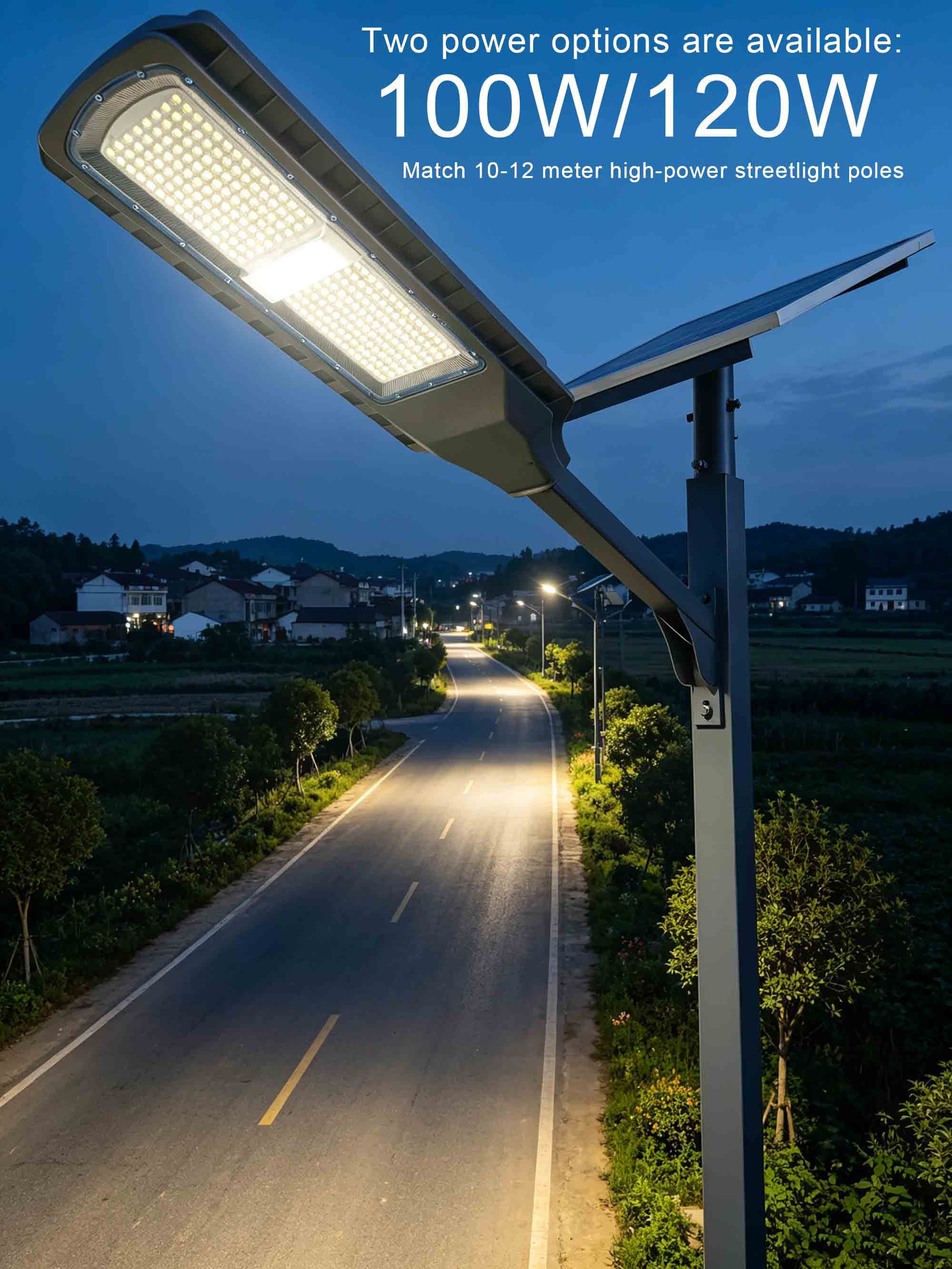 Split street lamp