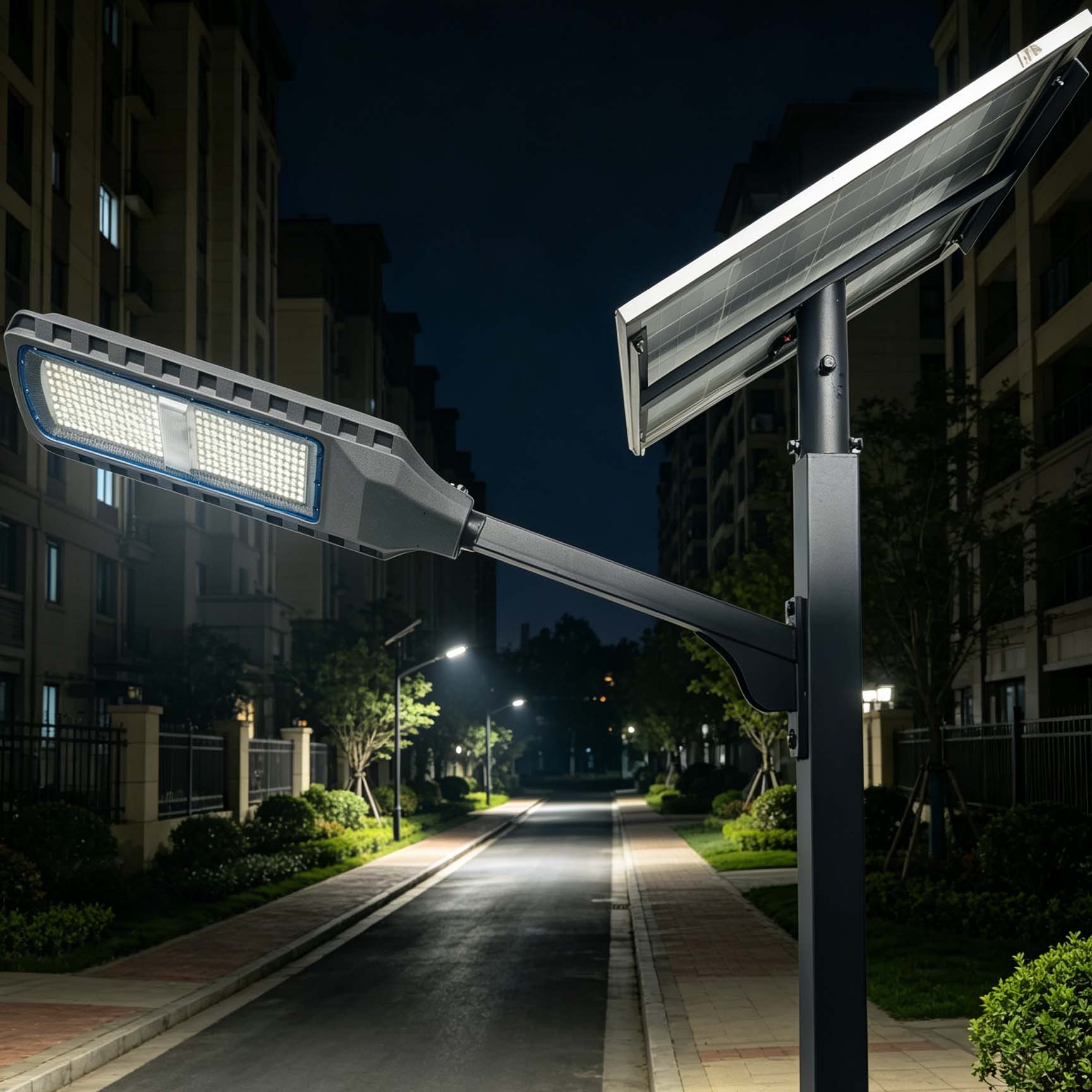Split street lamp