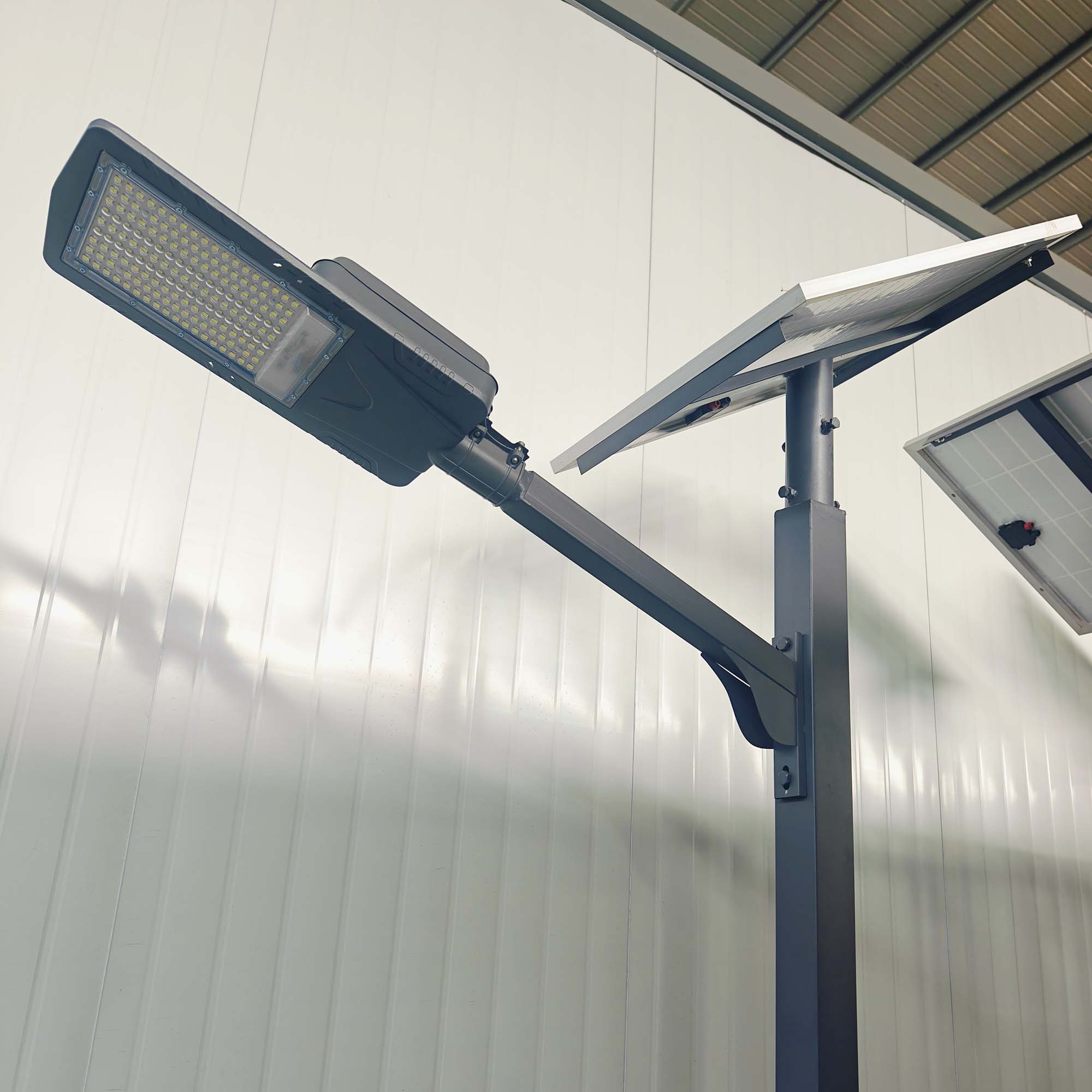 Split solar street lights