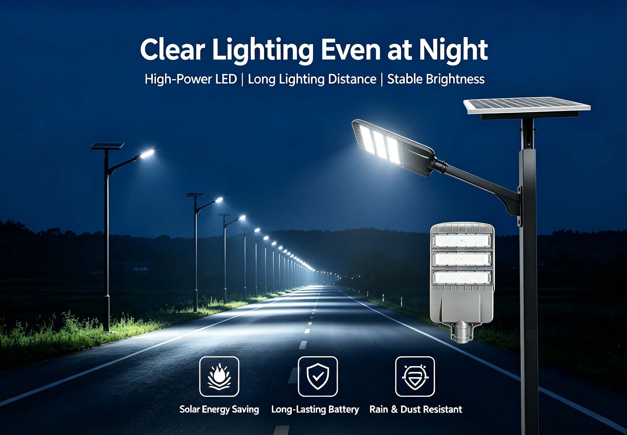 Premium Split Solar Street Light | High Lumen Outdoor Solar Road Light Premium Split Solar Street Light | High Lumen Outdoor Solar Road Light