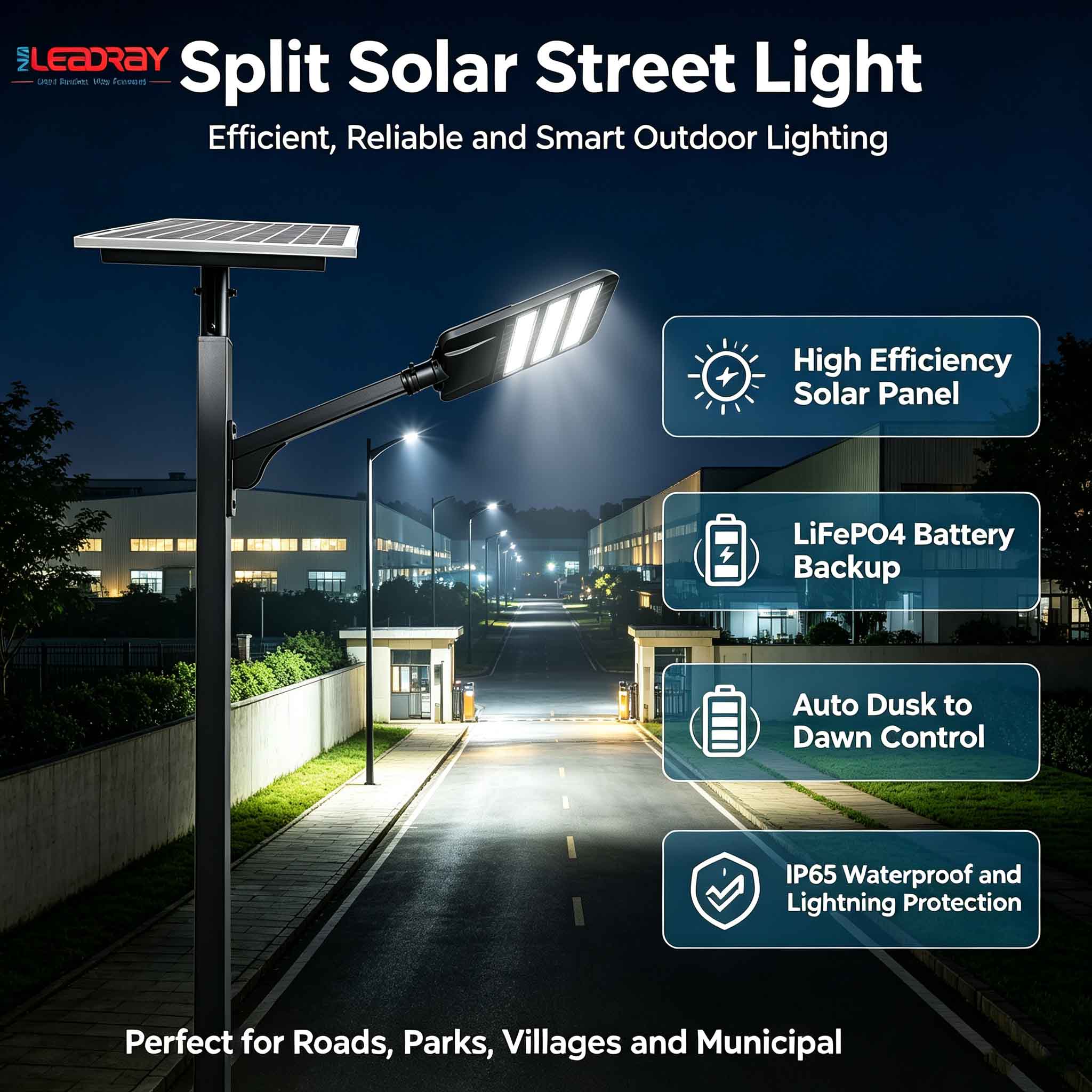 Split Solar Street Light Split Solar Street Light